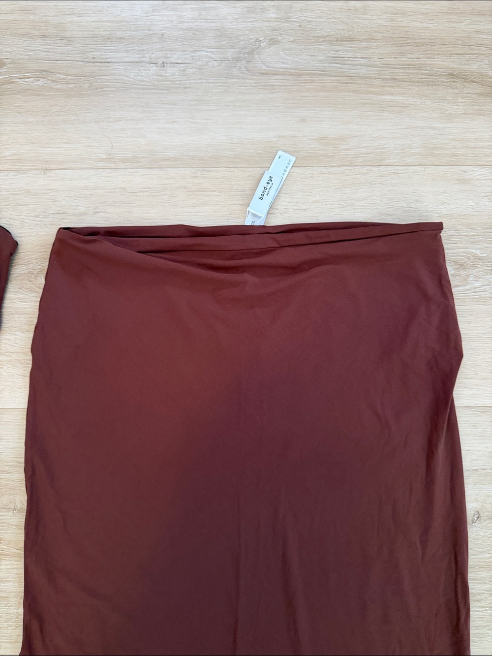bond-eye Brown Maxi Tube Skirt - Picture 3 of 3